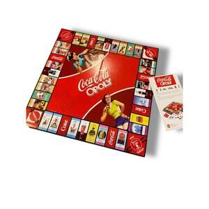 Masterpieces Coca-Cola Opoly Game Replacement Board and Instructions New